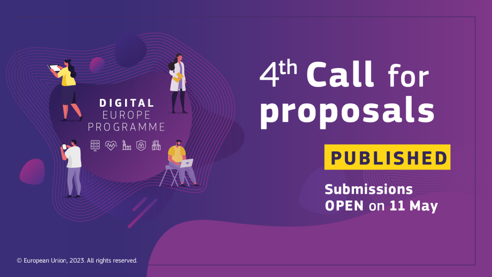 4th Call for proposals under DIGITAL Apply from May 11